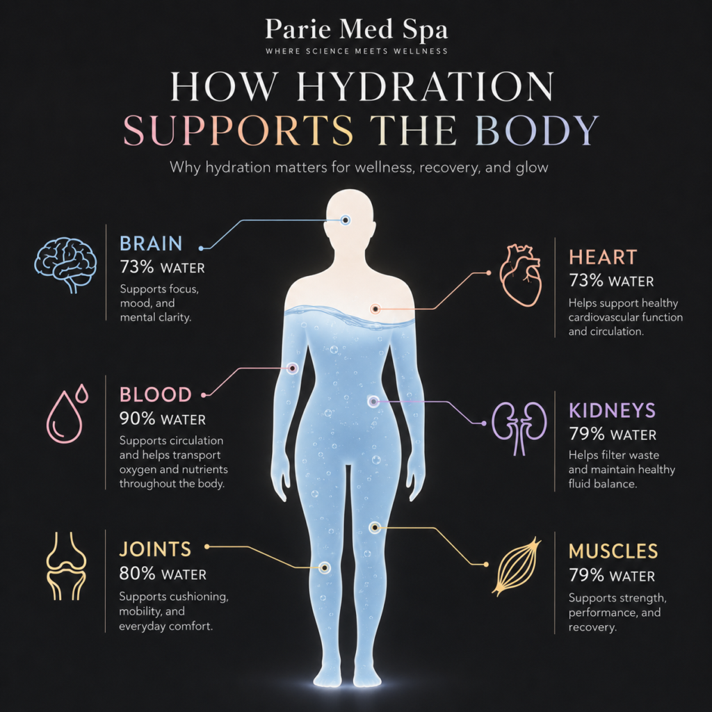 How Hydration Supports Your Wellness - Parie Medspa